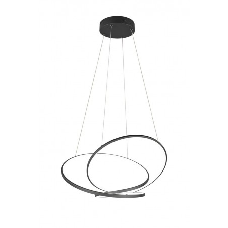 Trio Lampa wisząca LED nowoczesna DARVIN 349119132 czarny