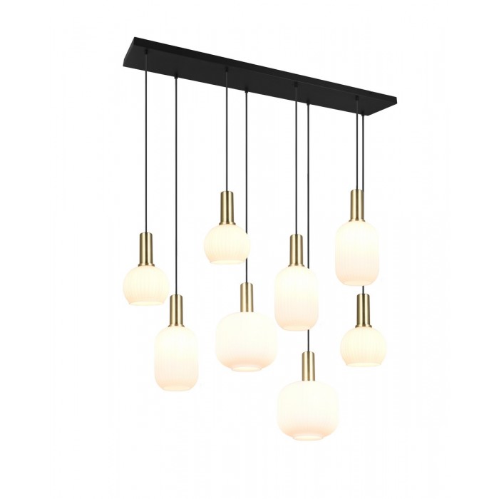 Trio Lampa wisząca nowoczesna DIVA 319800808 złoty i odcienie złota, czarny