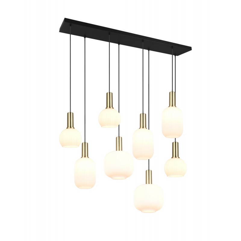 Trio Lampa wisząca nowoczesna DIVA 319800808 złoty i odcienie złota, czarny