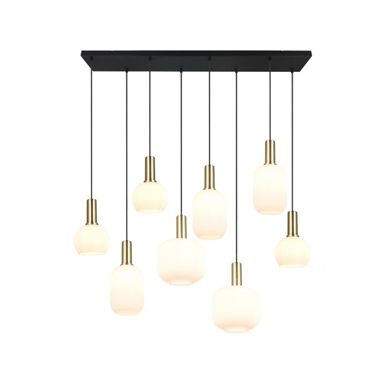 Trio Lampa wisząca nowoczesna DIVA 319800808 złoty i odcienie złota, czarny