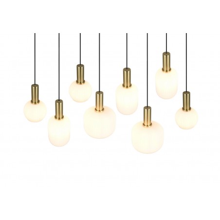 Trio Lampa wisząca nowoczesna DIVA 319800808 złoty i odcienie złota, czarny