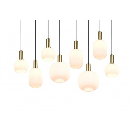 Trio Lampa wisząca nowoczesna DIVA 319800808 złoty i odcienie złota, czarny