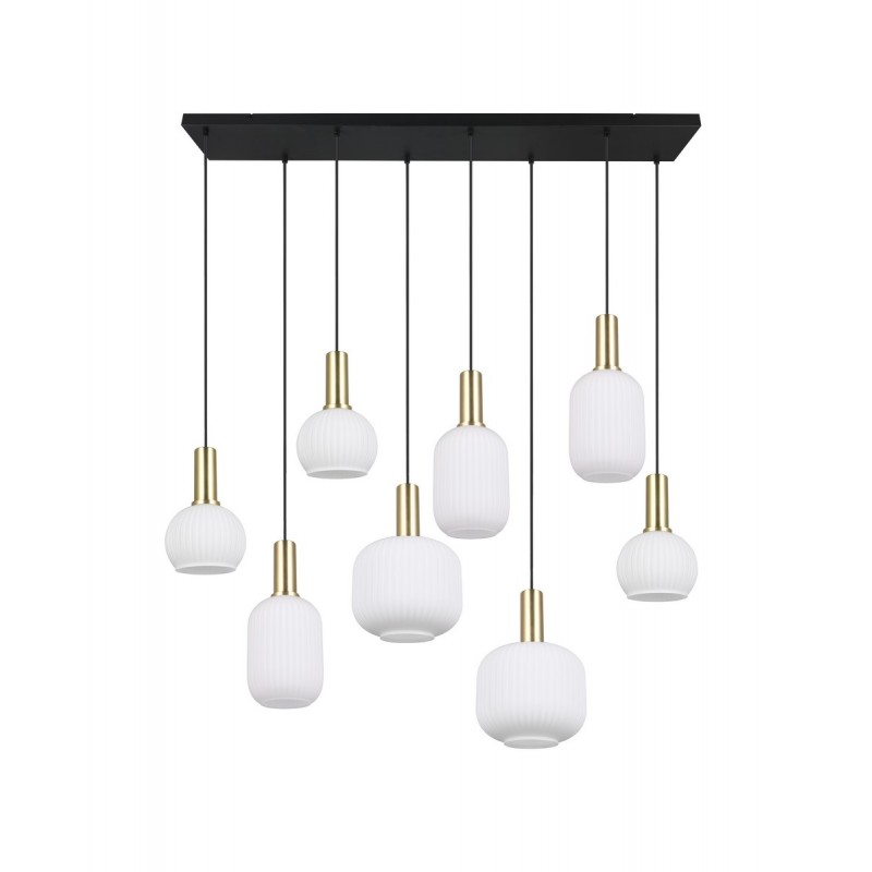 Trio Lampa wisząca nowoczesna DIVA 319800808 złoty i odcienie złota, czarny