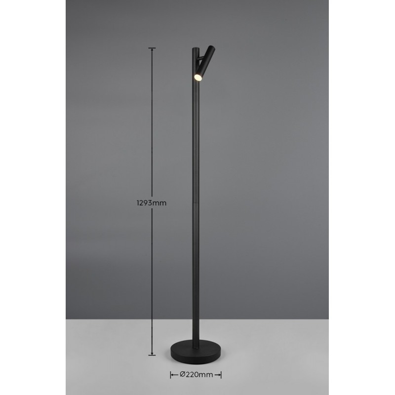 RL Lampa podłogowa GOMEZ R44571132 czarny