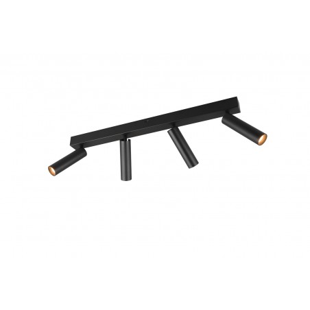 Trio Reflektor sufitowy AMBALA 849210432 czarny