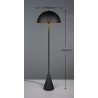 Trio Lampa podłogowa ALFIE 465000132 czarny