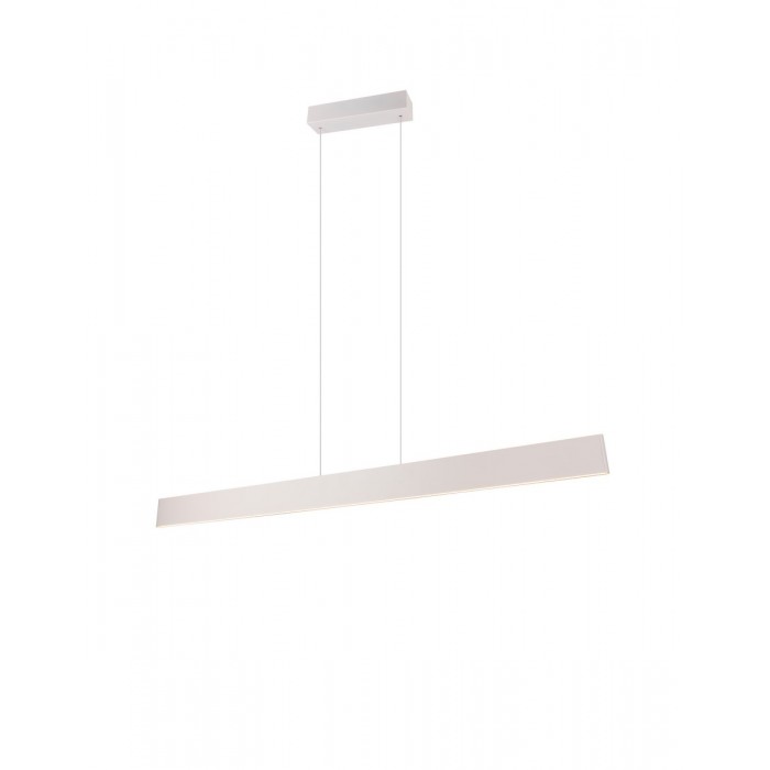 Trio Lampa wisząca LED nowoczesna GALWAY 349710176 szary i odcienie szarości