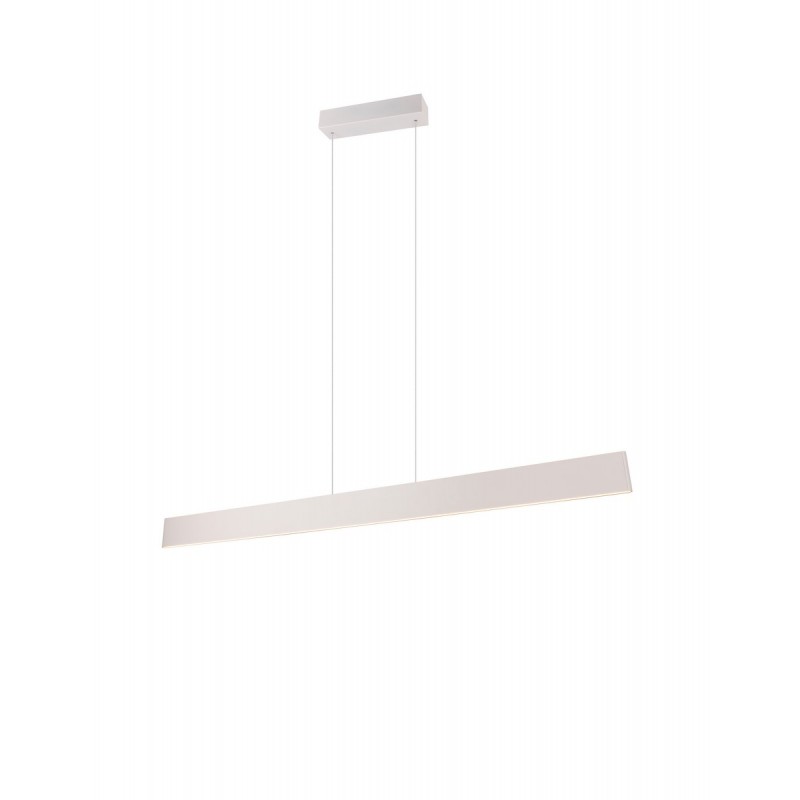 Trio Lampa wisząca LED nowoczesna GALWAY 349710176 szary i odcienie szarości