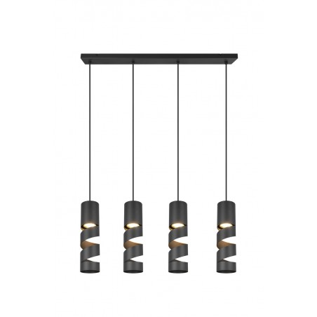 Trio Lampa wisząca nowoczesna STREAM 364000432 czarny