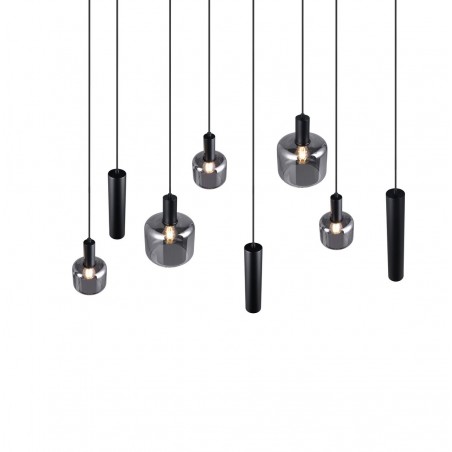 Trio Lampa wisząca nowoczesna MATARO 364100832 czarny