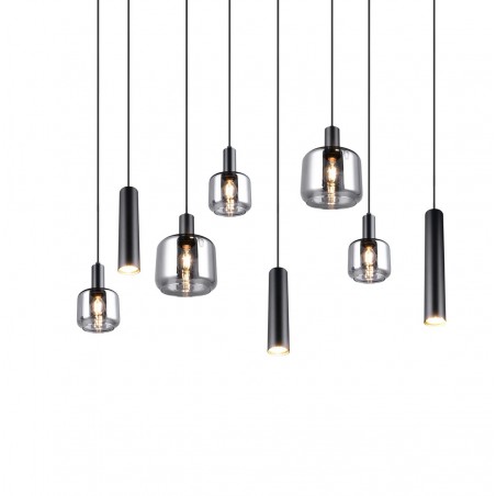 Trio Lampa wisząca nowoczesna MATARO 364100832 czarny