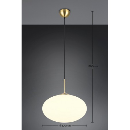 Trio Lampa wisząca nowoczesna FOMENTO 363190108 złoty i odcienie złota