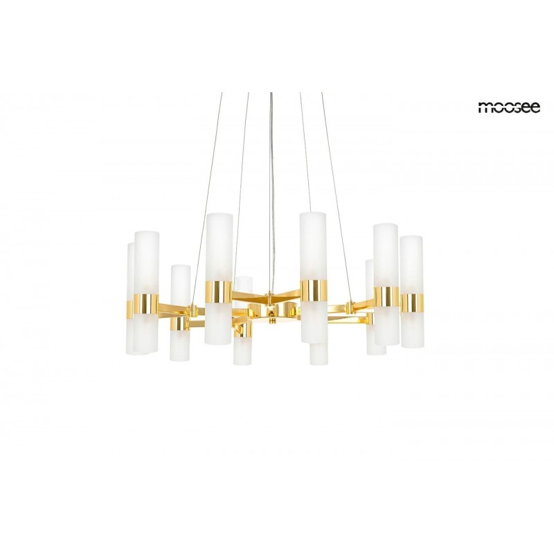 MOOSEE lampa wisząca TUBS 10 złota