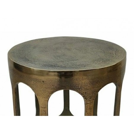 RICHMOND stolik DU PONT szczotkowane      złoto