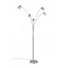 Trio Lampa podłogowa MARLEY 412400507 srebrny i odcienie srebra