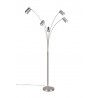 Trio Lampa podłogowa MARLEY 412400507 srebrny i odcienie srebra