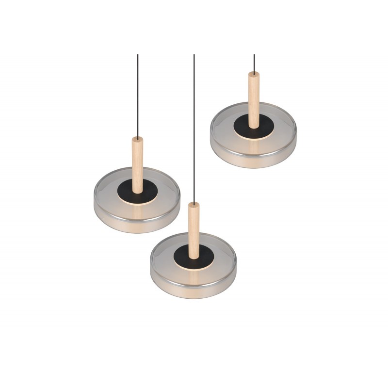 Trio Lampa wisząca LED nowoczesna CELESTE 354930332 czarny