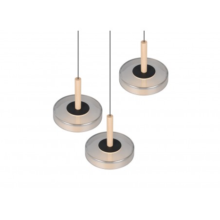 Trio Lampa wisząca LED nowoczesna CELESTE 354930332 czarny