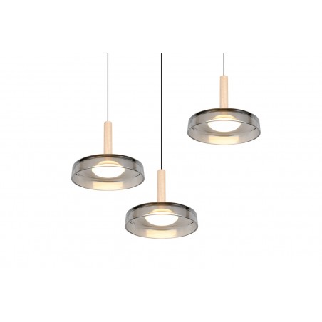 Trio Lampa wisząca LED nowoczesna CELESTE 354930332 czarny