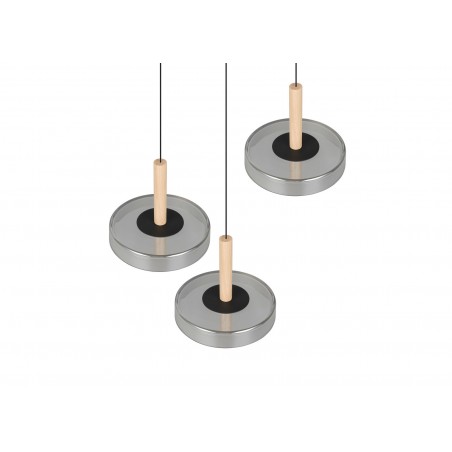 Trio Lampa wisząca LED nowoczesna CELESTE 354930332 czarny