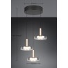 Trio Lampa wisząca LED nowoczesna CELESTE 354930332 czarny