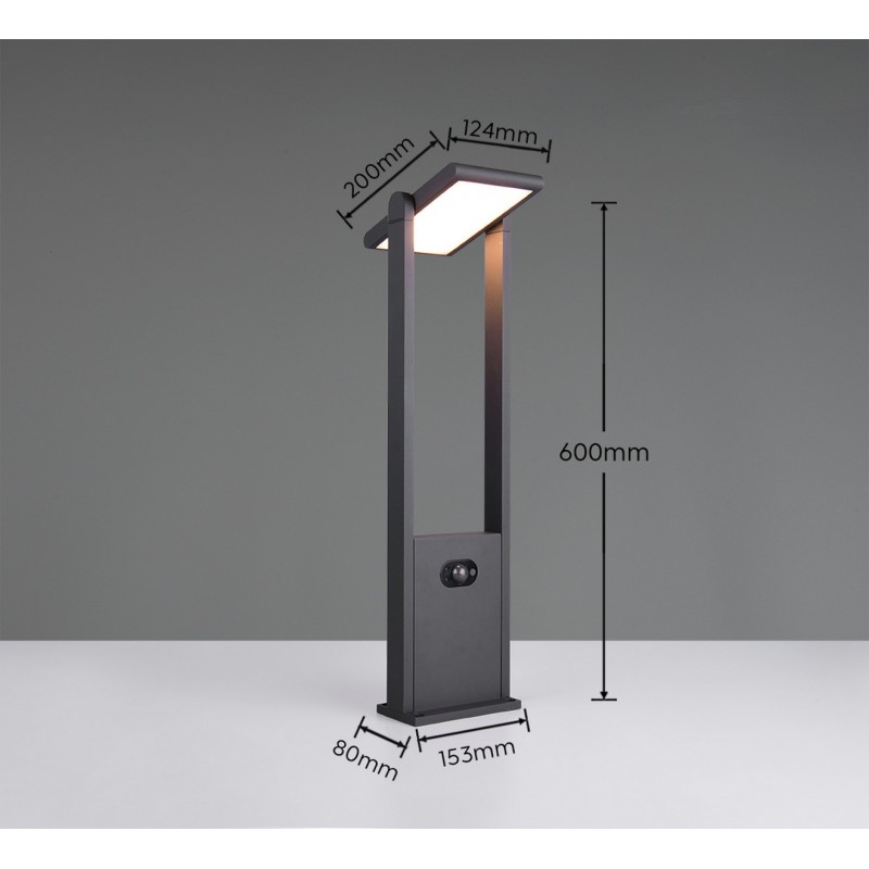 Trio Lampa zewnętrzna stojąca MALAWI 553769142 antracyt