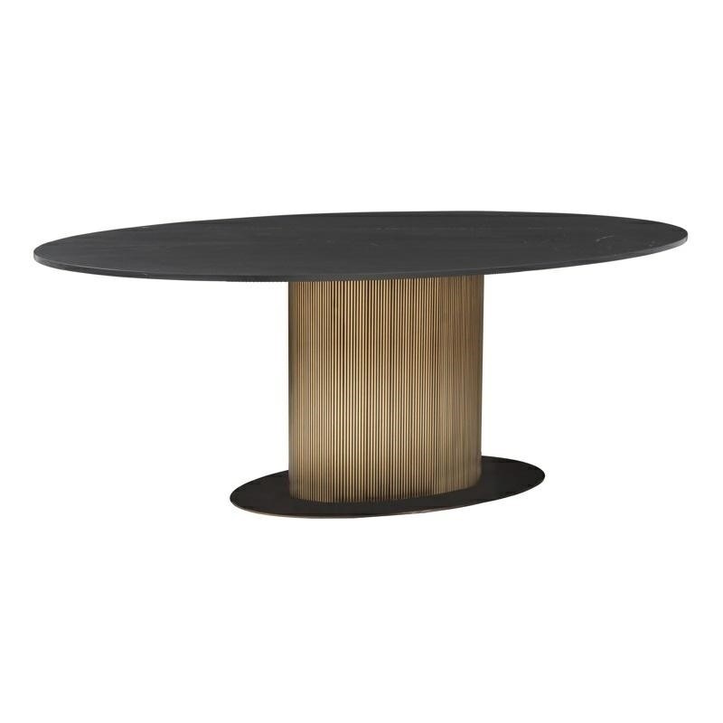 Richmond Stół Jadalniany Ironville 235 - Marmur, Metal, Mdf, Sklejka Brzozowa