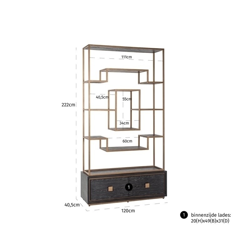 Richmond Szafa Ścienna Hunter