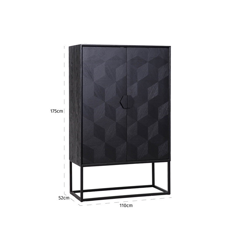 Richmond Komoda Blax - 2 Drzwiowa