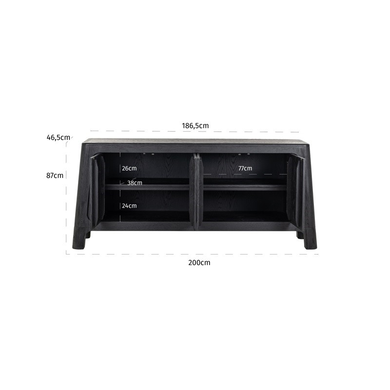 Richmond Komoda Baccarat - 4 Drzwiowa