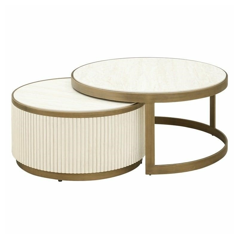 Richmond Zestaw Stolików Kawowych Tivoli  Biały