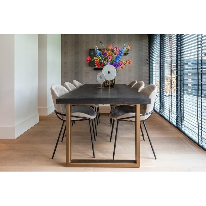 Richmond Stół Jadalniany Blackbone Brass - 180,...