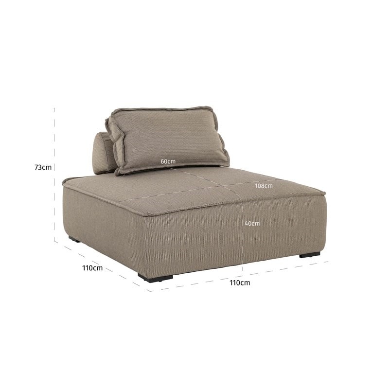 Richmond Fotel Ogrodowy Jondal Beżowy