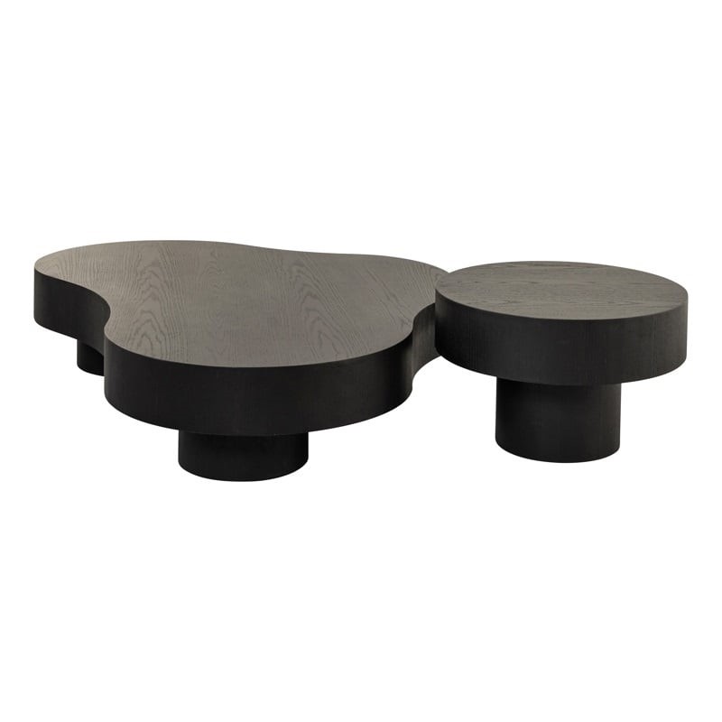 Richmond Zestaw Stolików Kawowych Bogor   Ciemnobrązowy