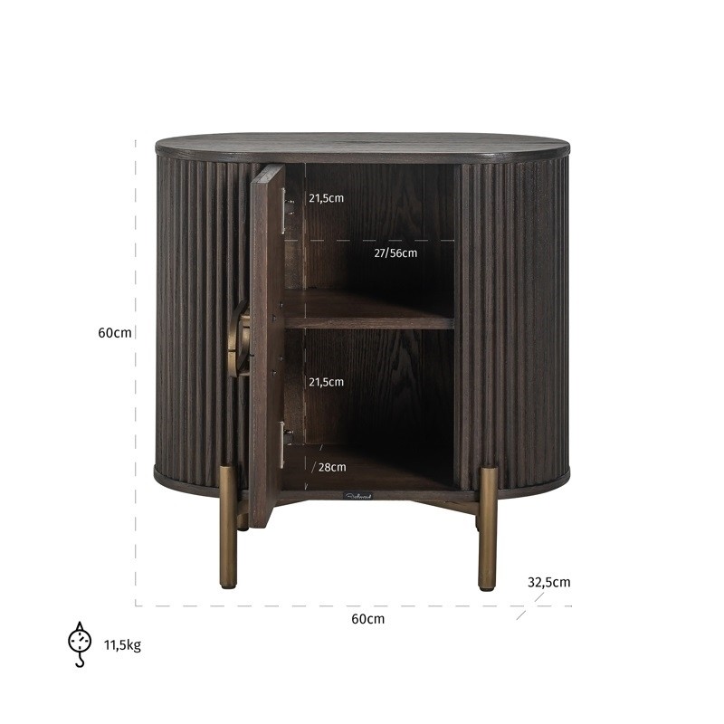 Richmond Szafka Nocna Luxor