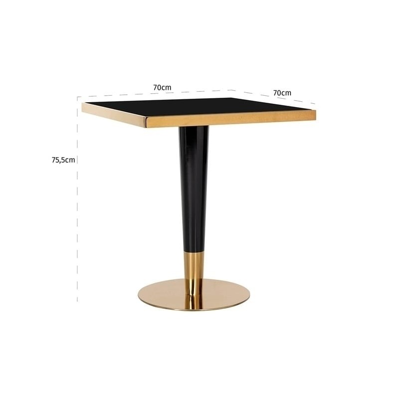 Richmond Stół Can Roca 70 Czarny