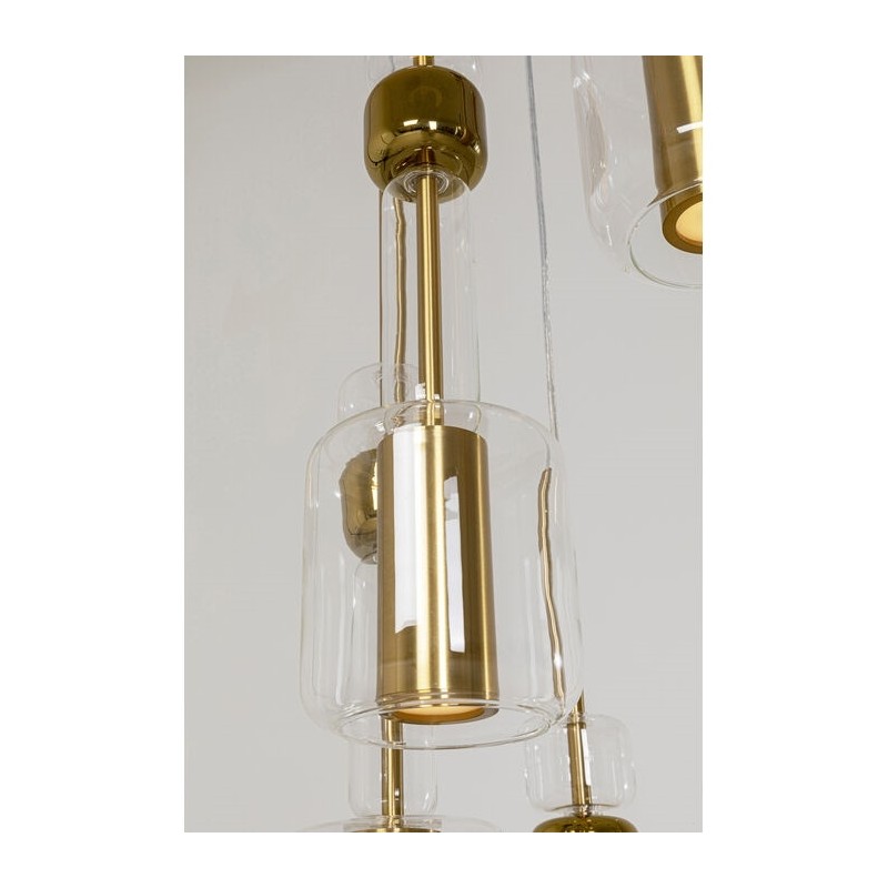 Kare Lampa Wisząca Candy Bar 44 Złota