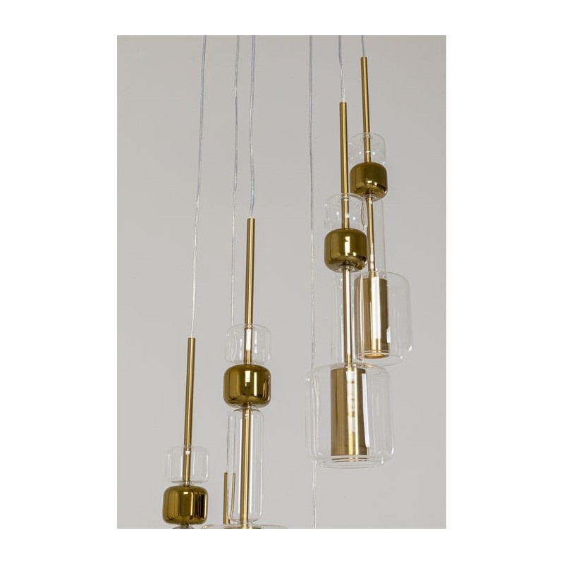 Kare Lampa Wisząca Candy Bar 44 Złota