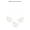 Moosee Lampa Wisząca Capri Line 3 Złota   / Biała - 180 Led, Aluminium, Szkło