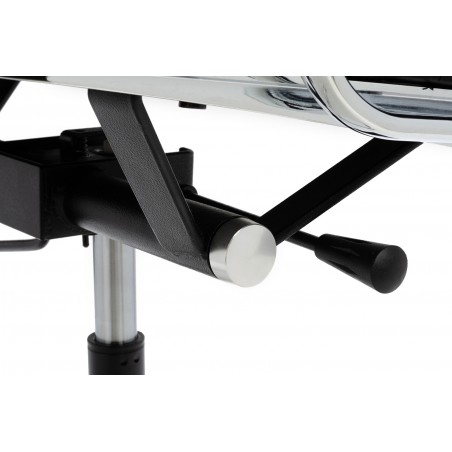 Fotel Biurowy Aeron Prestige Plus Chrom  - Skóra Naturalna, Aluminium