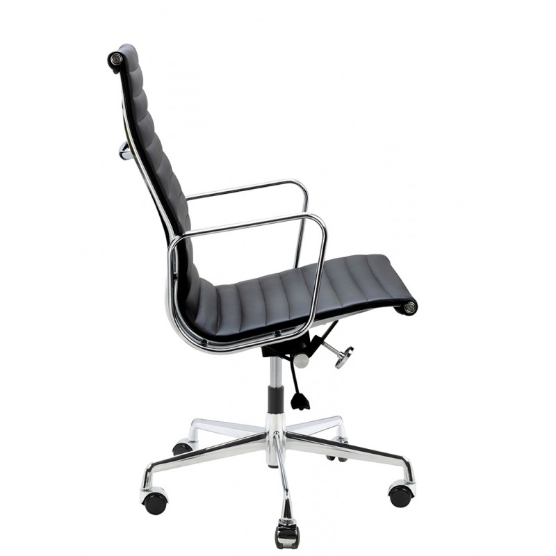 Fotel Biurowy Aeron Prestige Plus Chrom  - Skóra Naturalna, Aluminium