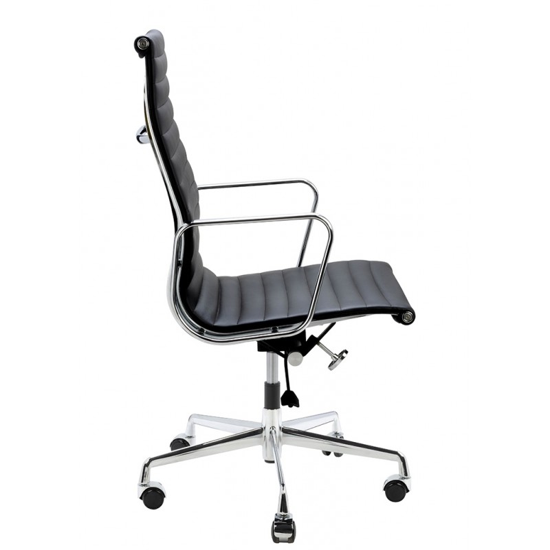 Fotel Biurowy Aeron Prestige Plus Chrom  - Skóra Naturalna, Aluminium