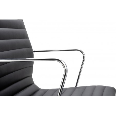 Fotel Biurowy Aeron Prestige Plus Chrom  - Skóra Naturalna, Aluminium