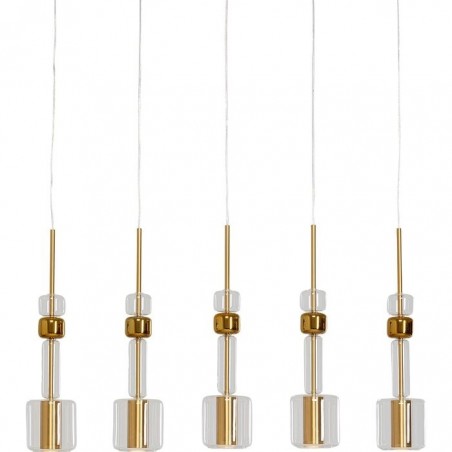 Kare Lampa Wisząca Candy Bar 103 Złota