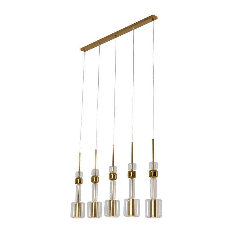 Kare Lampa Wisząca Candy Bar 103 Złota