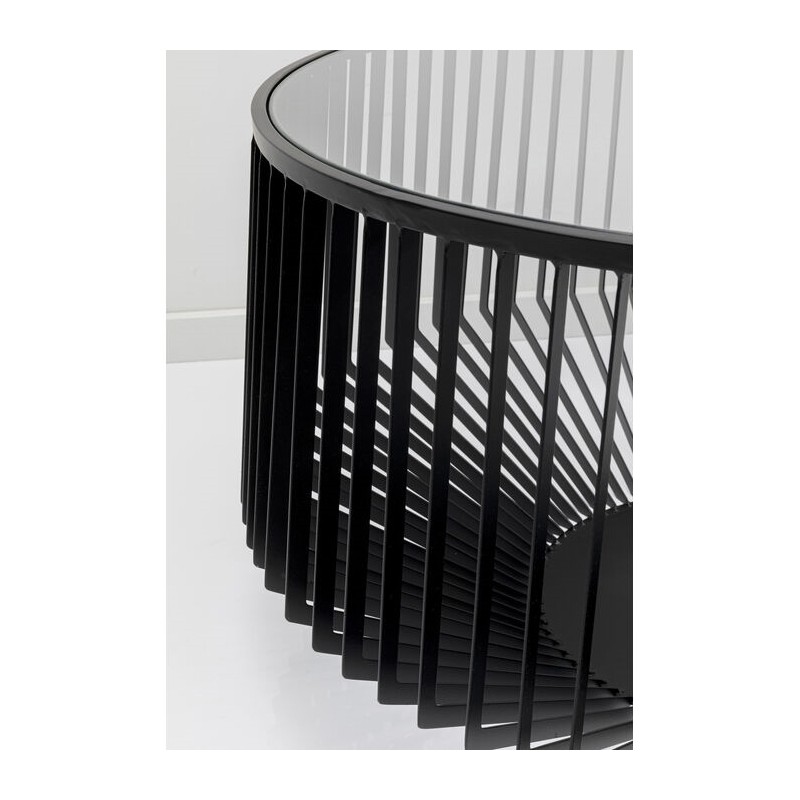 Kare Stolik Kawowy Corinne 80 Czarny