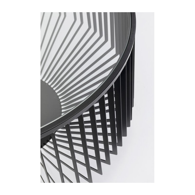 Kare Stolik Kawowy Corinne 80 Czarny