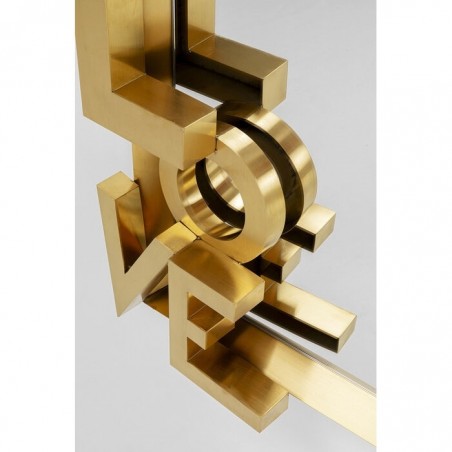 Kare Lustro Ścienne Love Letters 3D       200X70 Cm