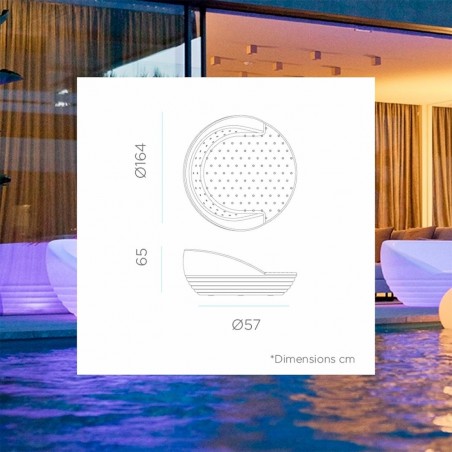 New Garden Materac Formentera Biały