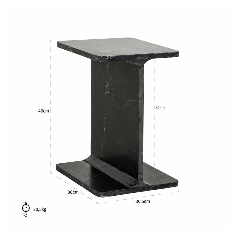 Richmond Stolik Benson Czarny